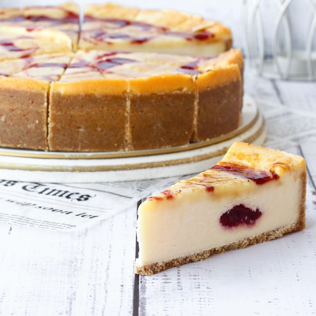 Чизкейк вишнёвый с белым шоколадом